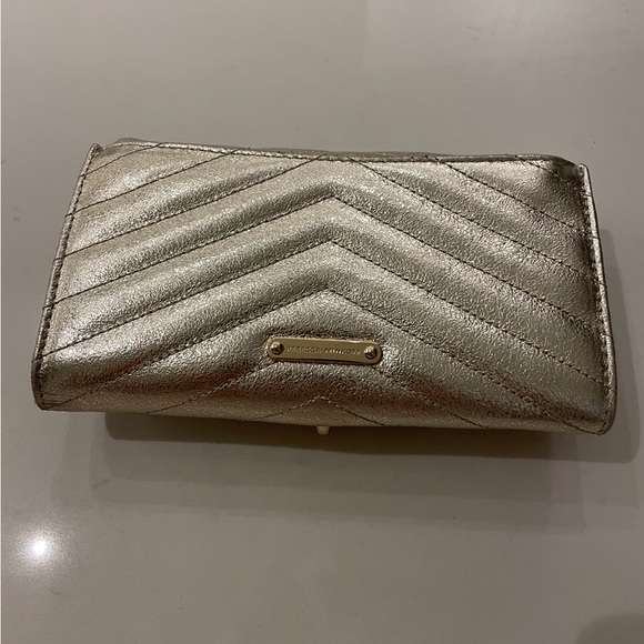 Rebecca Minkoff Edie quilted crossbody bag silver - Picture 6 of 12